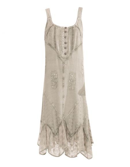 Vestido viscosa sw sin mangas 