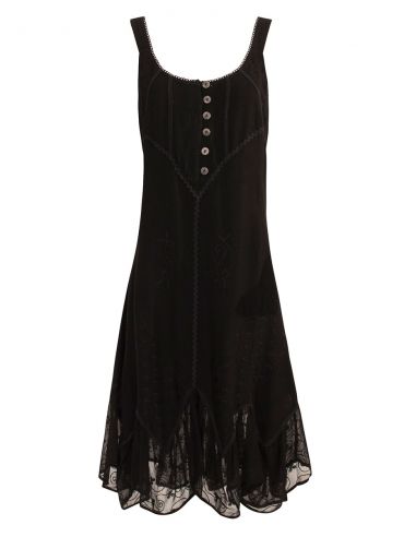 Vestido viscosa sw sin mangas 