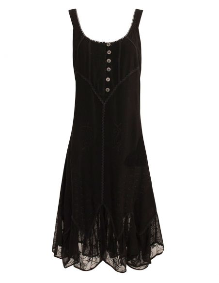 Vestido viscosa sw sin mangas 