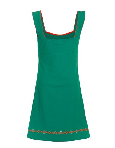 Vestido malla 97% algodon 3% elastano sin mangas 