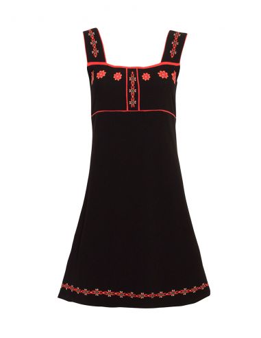 Vestido malla 97% algodon 3% elastano sin mangas 