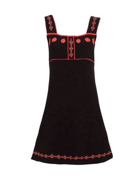 Vestido malla 97% algodon 3% elastano sin mangas 