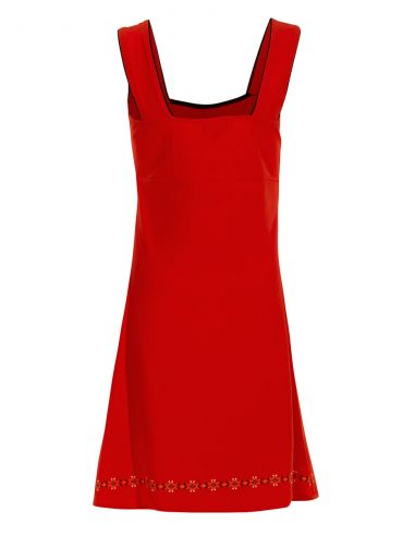 Vestido malla 97% algodon 3% elastano sin mangas 