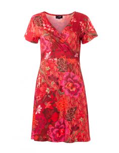 Vestido malla 95% poliester 5% elastano estampado kyoto 2