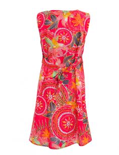 Vestido algodon sin mangas estampado monaco  2