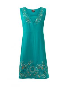 Vestido malla 95% algodon 5% elastano sin mangas 2