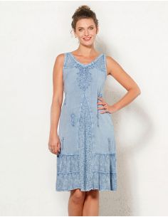 Vestido viscosa sw tirantes 