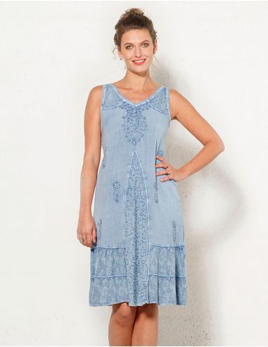Vestido viscosa sw tirantes 