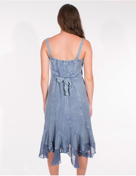 Vestido viscosa sw tirantes 