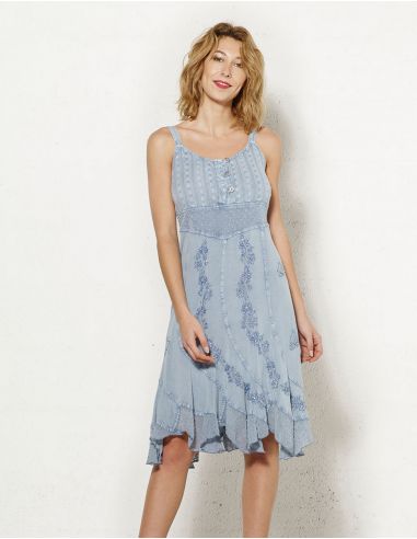 Vestido viscosa sw tirantes 