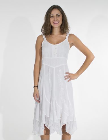 Vestido viscosa sw tirantes 