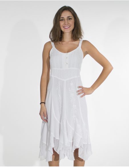 Vestido viscosa sw tirantes 