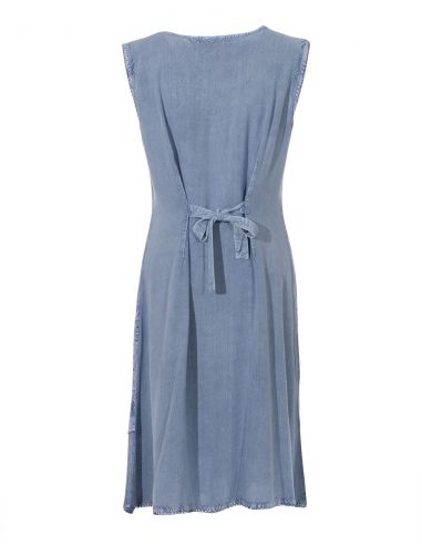 Vestido viscosa sw sin mangas 