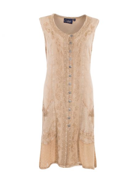 Vestido viscosa sw sin mangas 