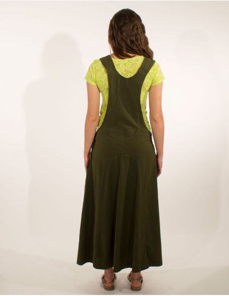 Vestido algodon peto arriba liso sw 
