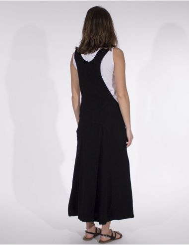 Vestido algodon peto arriba liso sw 