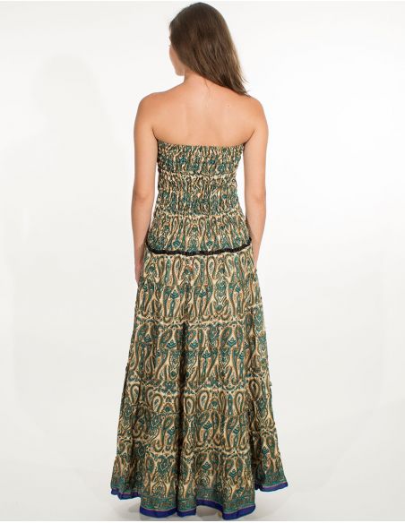 Vestido poliester sari 