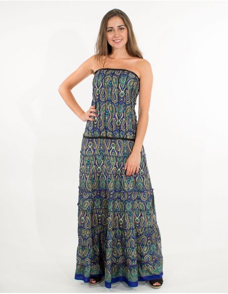 Vestido poliester sari 