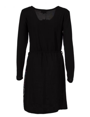 Vestido malla 97% poliester 3% elastano estampado vintage