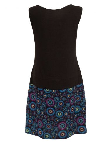 Vestido malla 95% poliéster 5% elastano estampado mágico