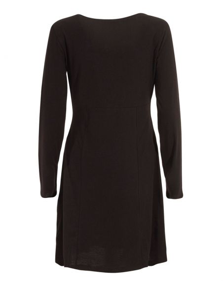 Vestido malla 97% algodón 3% elastano estampado place