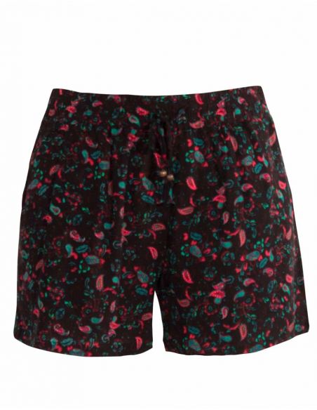 Pantalon corto estampado Cachemire