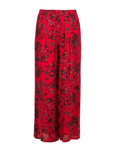 Pantalon viscosa bajo smocke estampado dakar