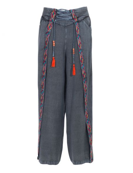 Pantalon viscosa sw bordado