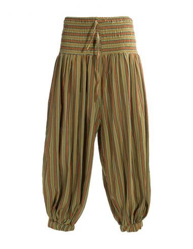 Sarouel f algodon raya 95 cm