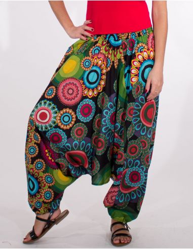 Sarouel mujer 3 en 1 algodon estampado 