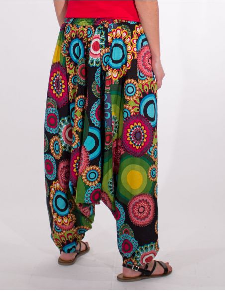 Sarouel mujer 3 en 1 algodon estampado 