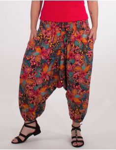 Sarouel 3/4 viscosa estampado tindaya 2