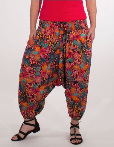 Sarouel 3/4 viscosa estampado tindaya