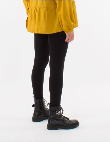 Legging malla 95% algodón 5% elastano liso