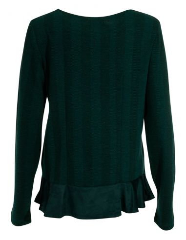 Jersey malla 63% poliéster 32% viscosa 5% elastano bordado