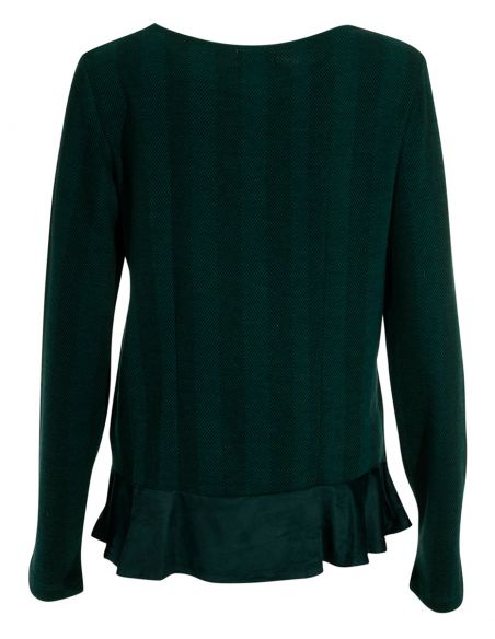 Jersey malla 63% poliéster 32% viscosa 5% elastano bordado