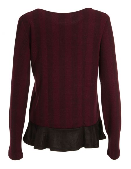 Jersey malla 63% poliéster 32% viscosa 5% elastano bordado