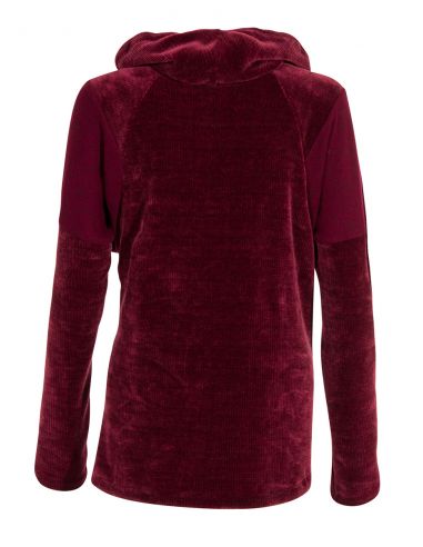 Jersey malla chenille poliéster con patchs