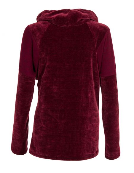 Jersey malla chenille poliéster con patchs