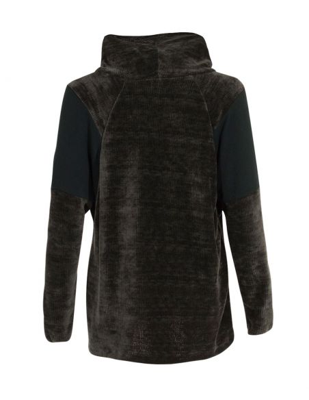 Jersey malla chenille poliéster con patchs