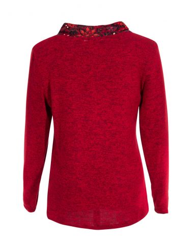 Jersey fino malla 74% viscosa 21% poliéster 5% elastano estampado laure