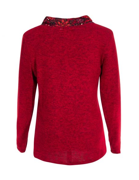 Jersey fino malla 74% viscosa 21% poliéster 5% elastano estampado laure