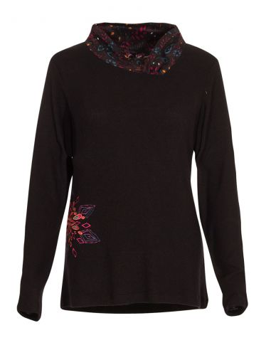 Jersey fino malla 74% viscosa 21% poliéster 5% elastano estampado laure