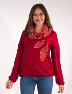 Jersey malla 95% poliester 5% elastano patchs 