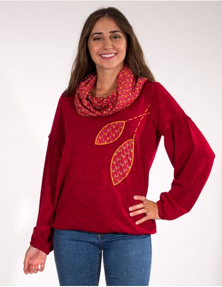 Jersey malla 95% poliester 5% elastano patchs 