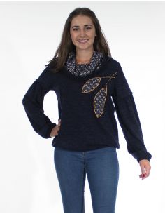 Jersey malla 95% poliester 5% elastano patchs  2