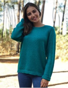 Jersey malla 95% acrilico 5% fibra metalizada 