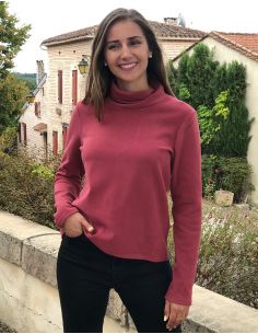 Jersey malla 95% poliester 5% elastano cuello bola