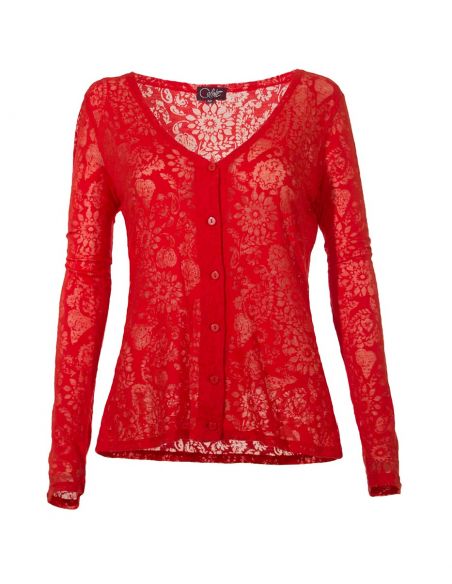 Veste malla 60% algodon 40% poliester devore mangas largos