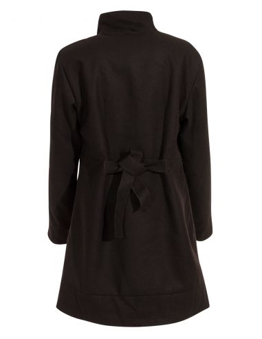 Abrigo 90% poliéster 8% viscosa 2% elastano doblado